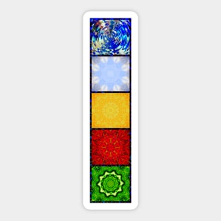 Five Elements Banner Sticker